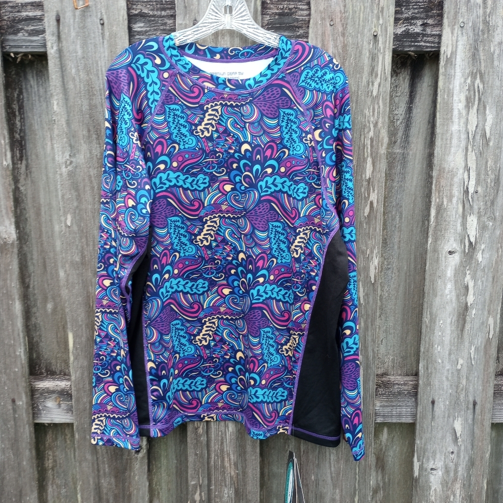 Tormenter fishing shirt Women's SPF-50 Performance Shirt - Reef XL NWT